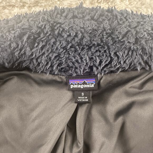 PATAGONIA Women’s Los Gatos Gray Deep Pile Full Zip Vest Size Small‎ - Picture 8 of 15